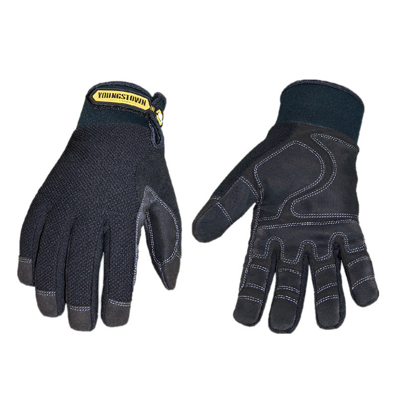 Leather Work Winter Gloves - 100% 방수, 방풍, 내마모성, 미끄럼 방지,