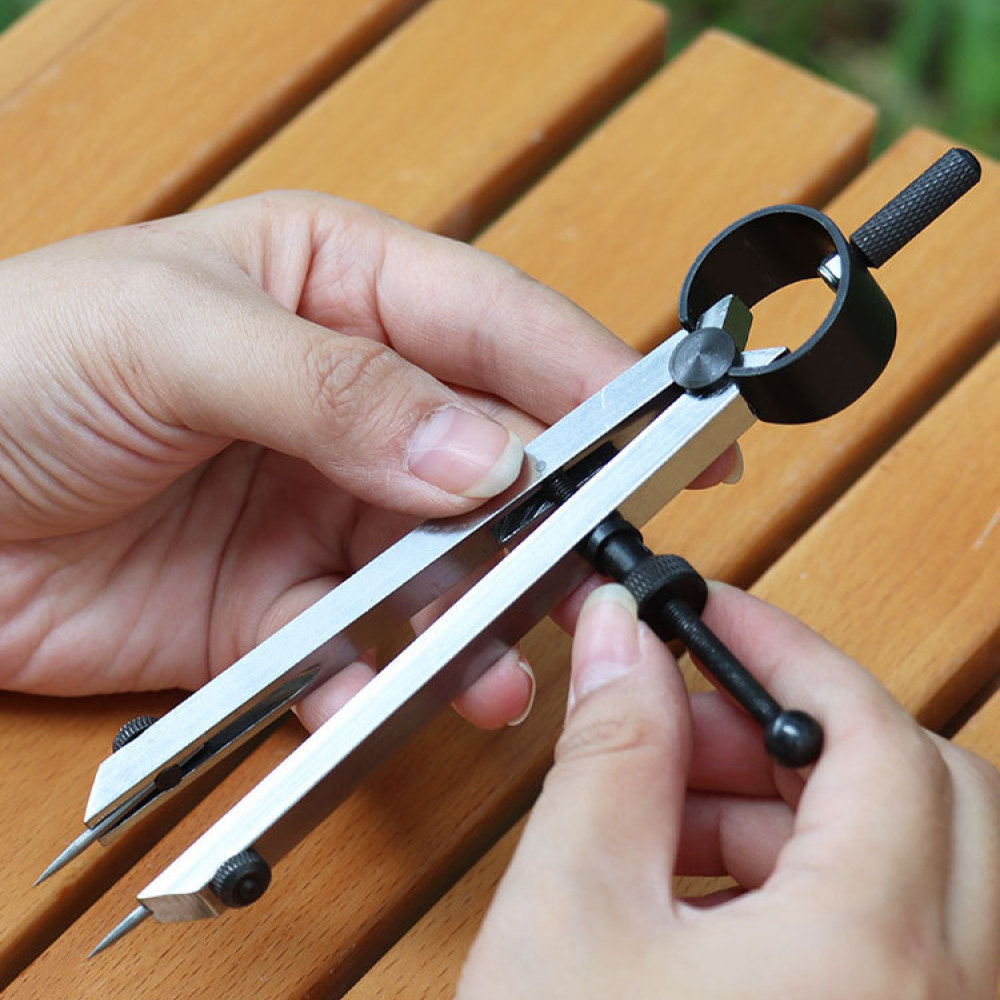 Leatherwork Edge Creaser - 내구성 있는 탄소강 윙 디바이더 스크라이버
