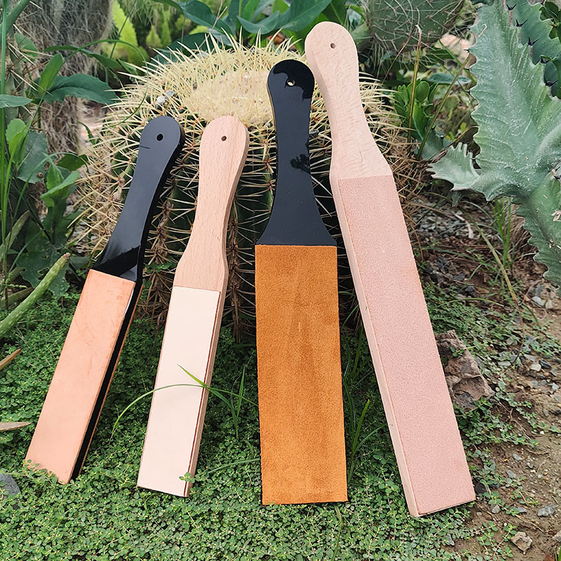 Leatherwork Knives - 천연 소 가죽 선명 복합 샤프닝
