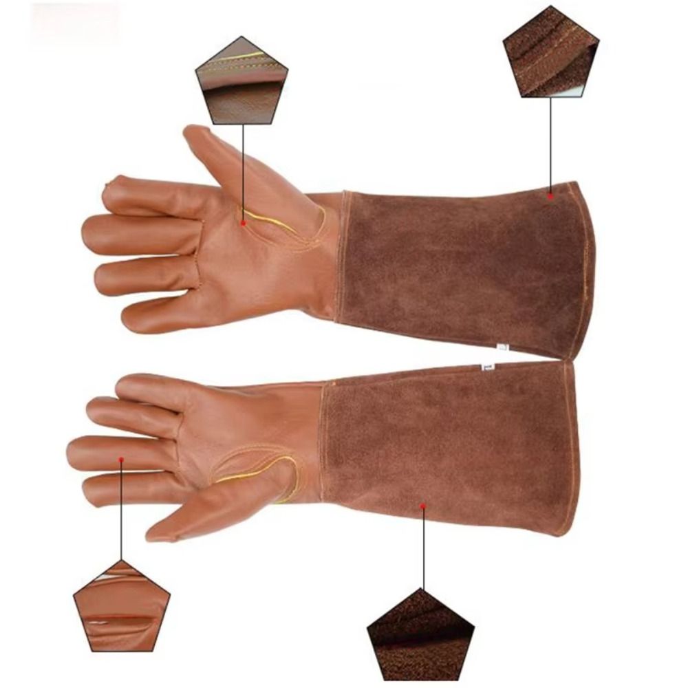 긴 소매 원예 장갑 커피색 내구성 야외 작업 장갑 방수 - Leather Work Winter Gloves 리뷰 및 가격