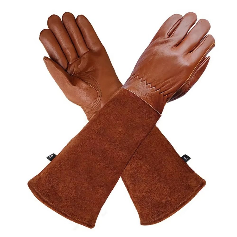 긴 소매 원예 장갑 커피색 내구성 야외 작업 장갑 방수 - Leather Work Winter Gloves 리뷰 및 가격