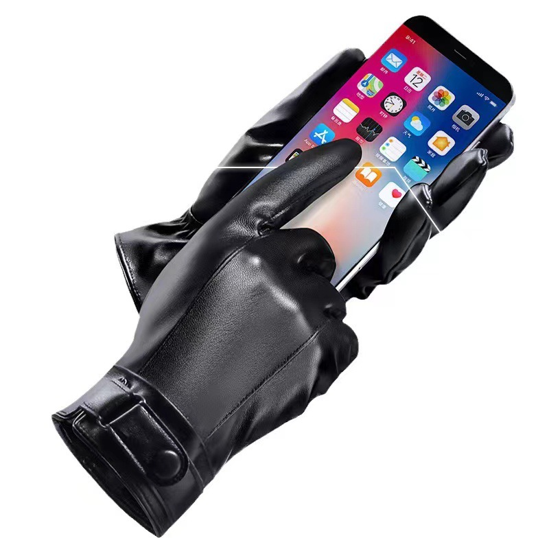 가을과 겨울 검은 장갑 오토바이 타기에 대 한 방수 벨 - Leather Work Winter Gloves 리뷰 및 가격
