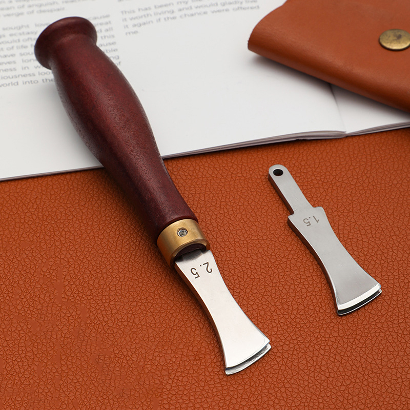 가죽 가장자리 주름잡기 도구, 가죽 공예용 얕은 슬롯  - Leatherwork Edge Creaser 리뷰 및 가격