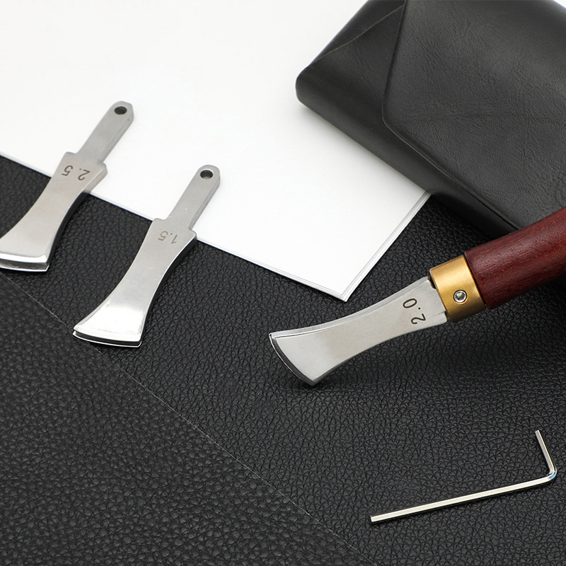 가죽 가장자리 주름잡기 도구, 가죽 공예용 얕은 슬롯  - Leatherwork Edge Creaser 리뷰 및 가격