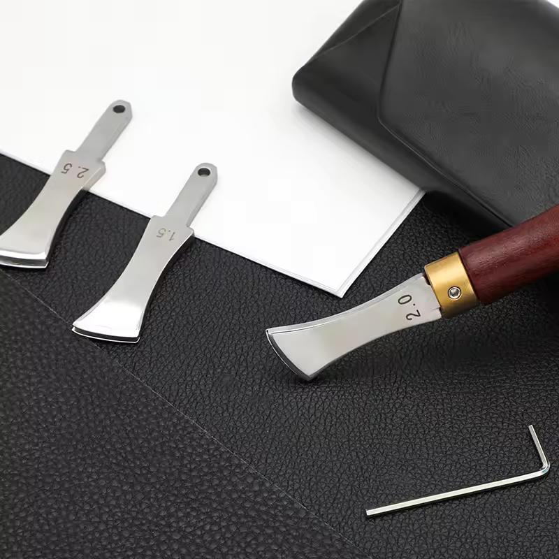 4개입 가죽 엣지 크리저 도구, 가죽 공예용 얕은 슬롯 - Leatherwork Edge Creaser 리뷰 및 가격