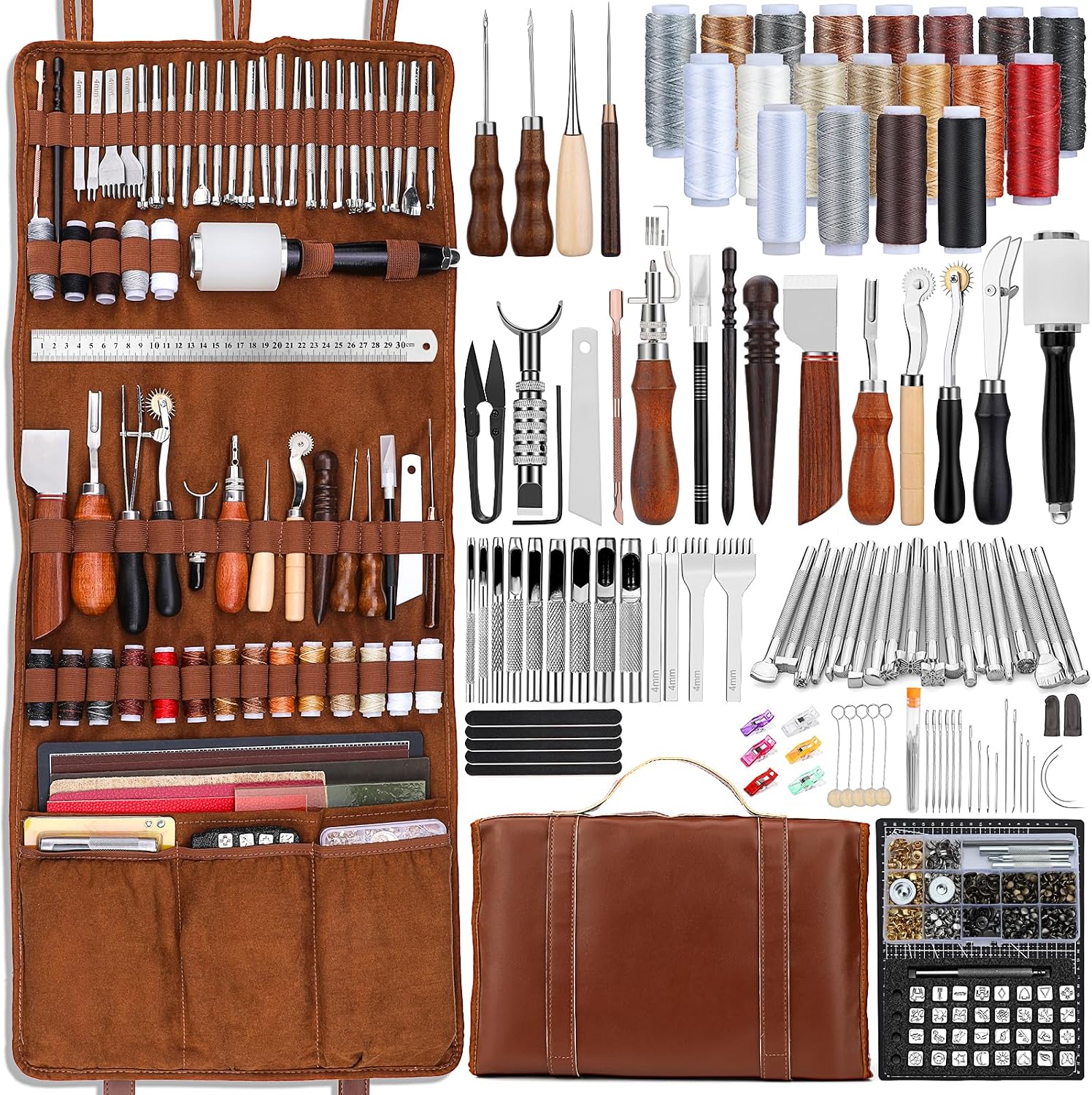 가죽 공예 도구 세트, 가죽 가공 키트, 맞춤형 핸드백 - Leather Working 리뷰 및 가격