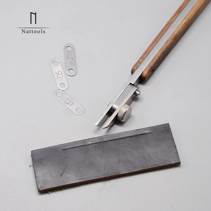 Nattools 조정 가능한 가죽 가장자리 크리저 도구 - Leatherwork Edge Creaser 리뷰 및 가격