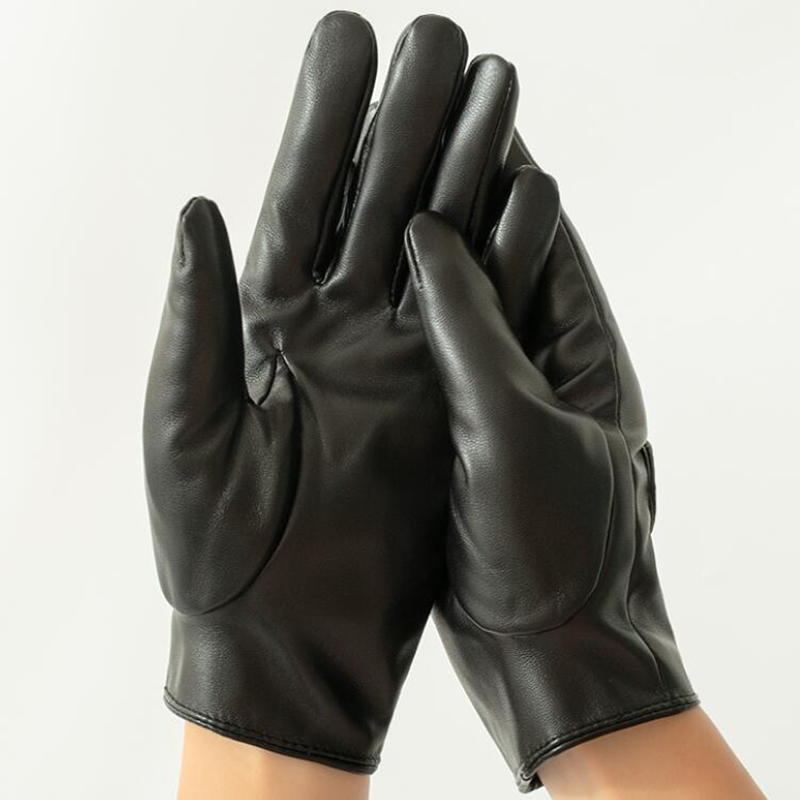 여자의 중공 복숭아 심장 PU 가죽 장갑 겨울 플러스  - Leather Work Winter Gloves 리뷰 및 가격