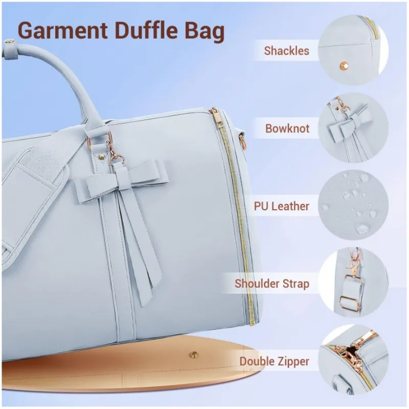 2025년 신제품 여성용 방수 주말 여행 업무 대용량  - Leather Work Duffle Bag 리뷰 및 가격